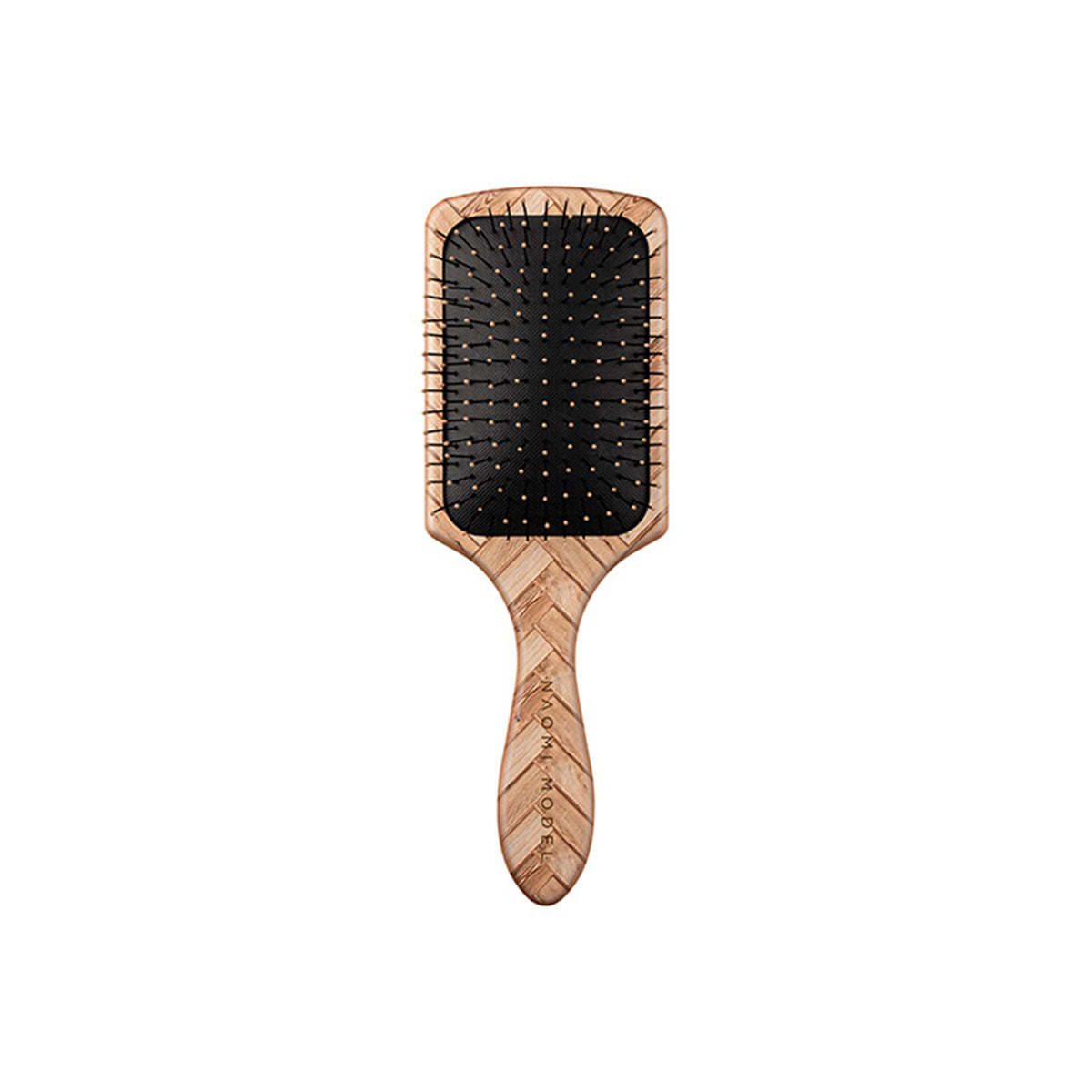 Wet Brush Naomi Model Paddle Detangler #Herringbone  （1 Brush+ 1 Hair Ring）