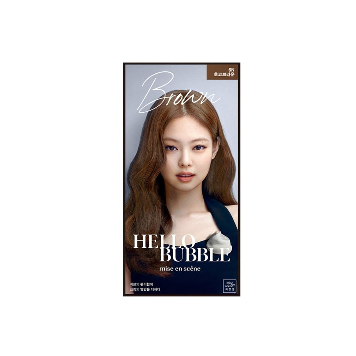 Hello Bubble x BlackPink Hair Dye #6N Brown 95g