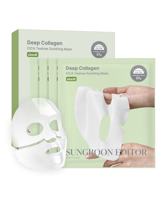 Sungboon Editor Deep Collagen Cica Teatree Soothing Mask 37g*4ea