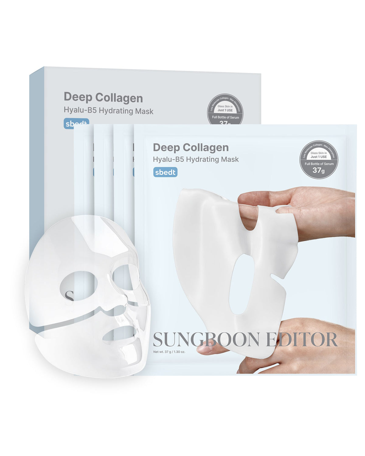 Sungboon Editor Deep Collagen Hyalu-B5 Hydrating Mask 37g*4ea | Skin Note