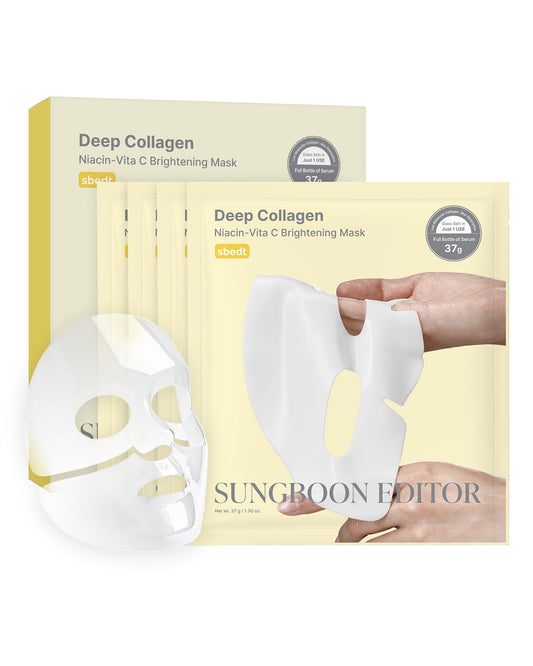 Sungboon Editor Deep Collagen Niacin Vita C Brightening Mask 37g*4ea
