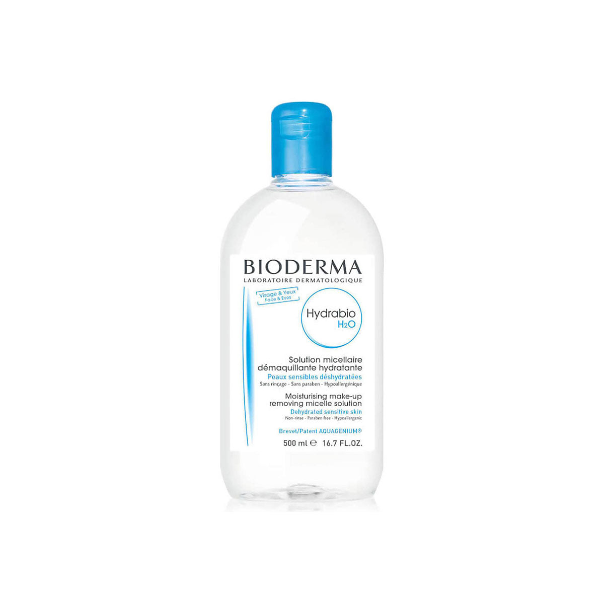 H2O Micellar Water Makeup Remover 500ml