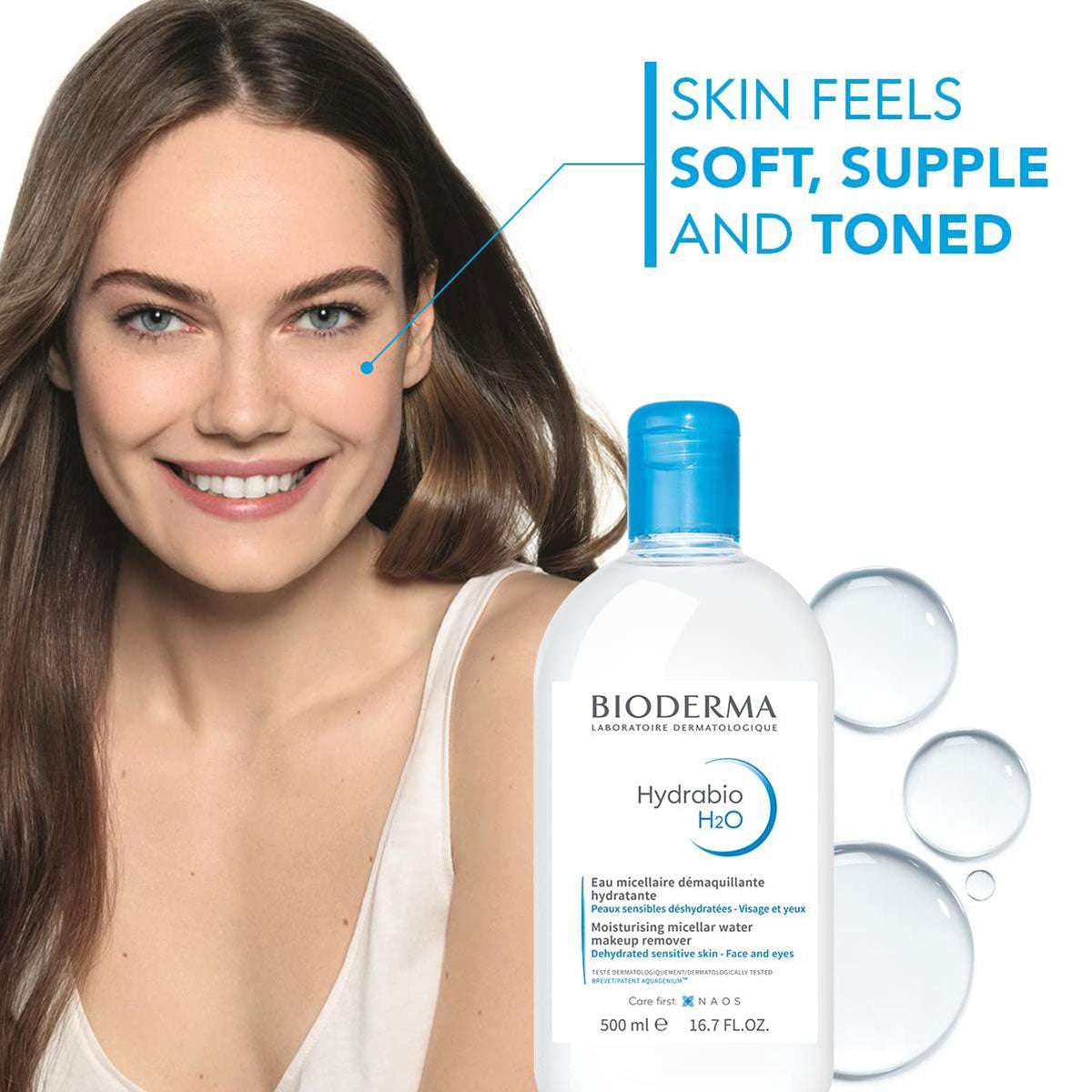 H2O Micellar Water Makeup Remover 500ml（2024.05.1 expires）