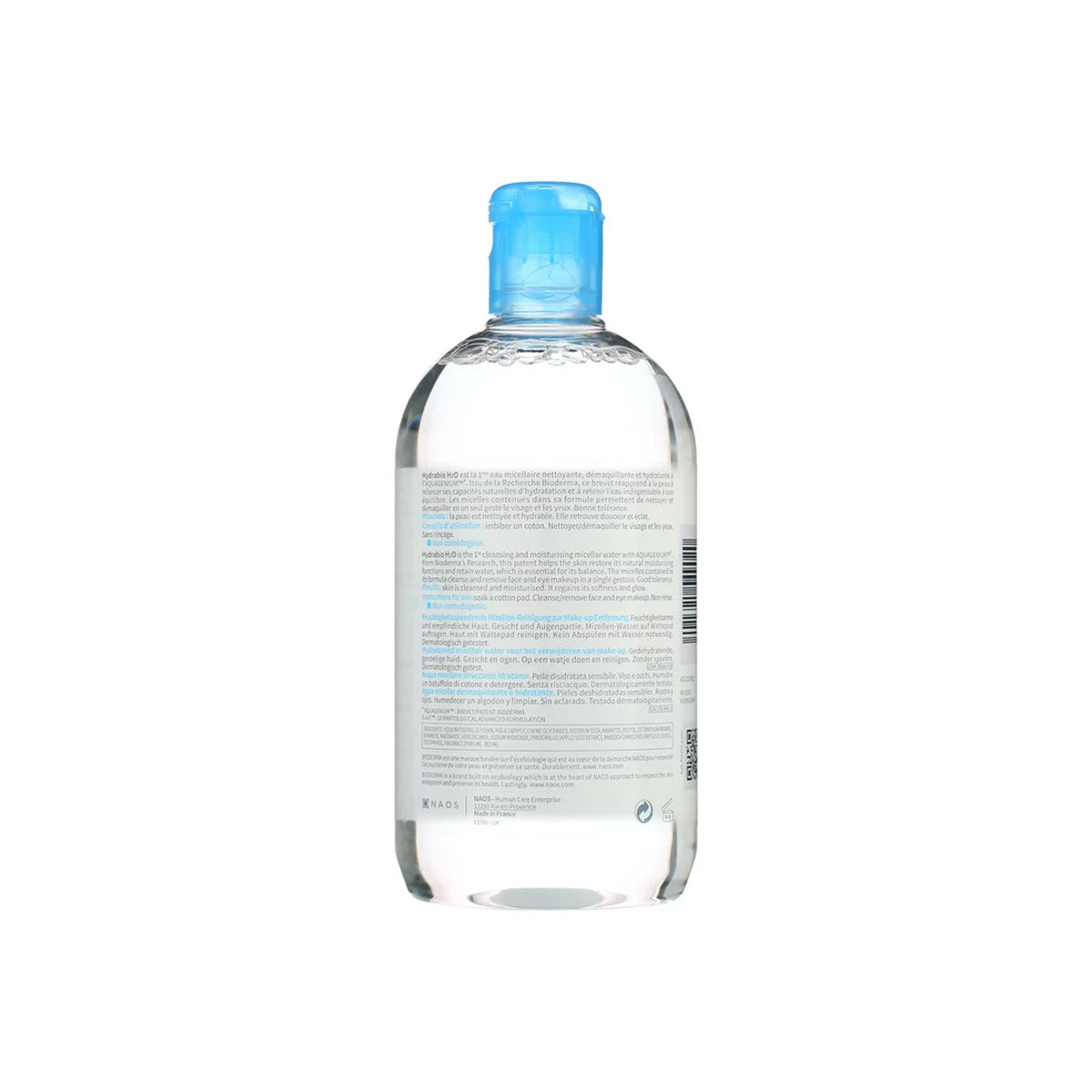 H2O Micellar Water Makeup Remover 500ml