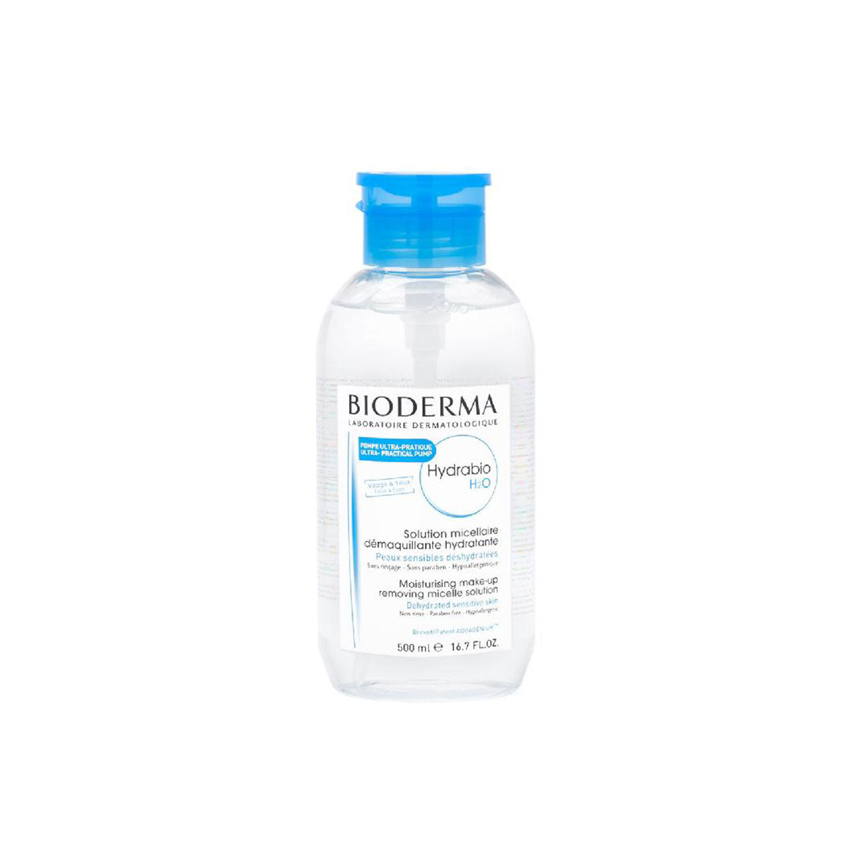 Hydrabio H2O Makeup Cleansing Water Pump 500ml（2024.07.1 expires）