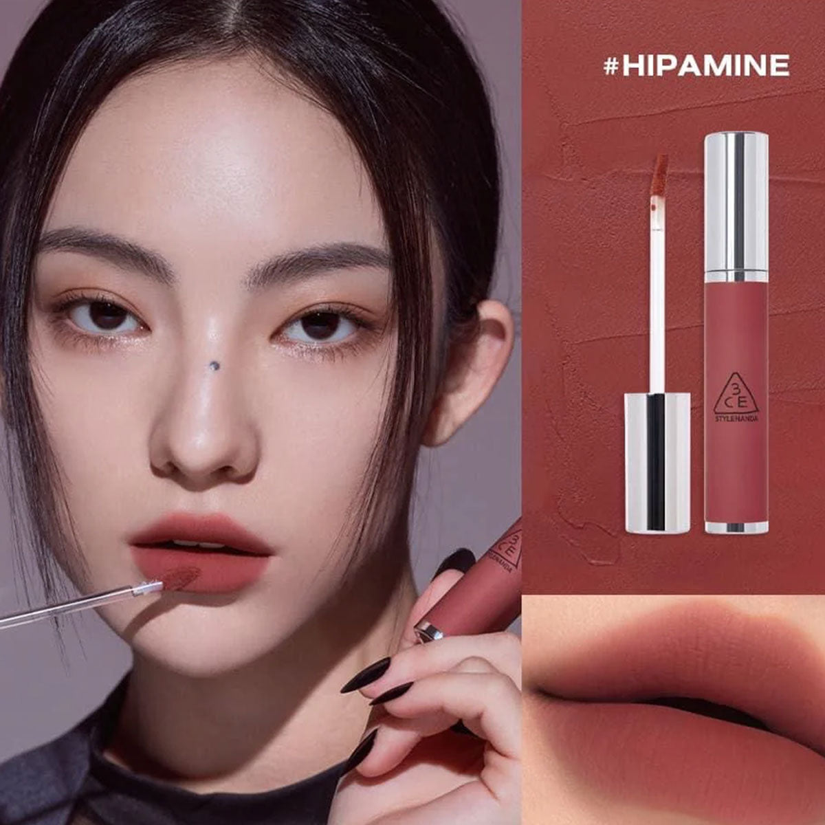 3ce-lip-gloss-default-title-3ce-hazy-lip-clay-hipamine-4g-36475537064241 - Skin Note