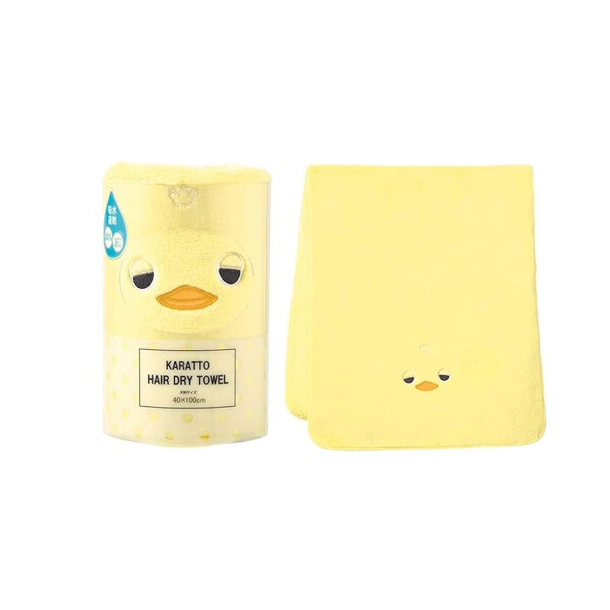 Nemu Nemu Animals Hair Dry Towel #Duck 1pcs