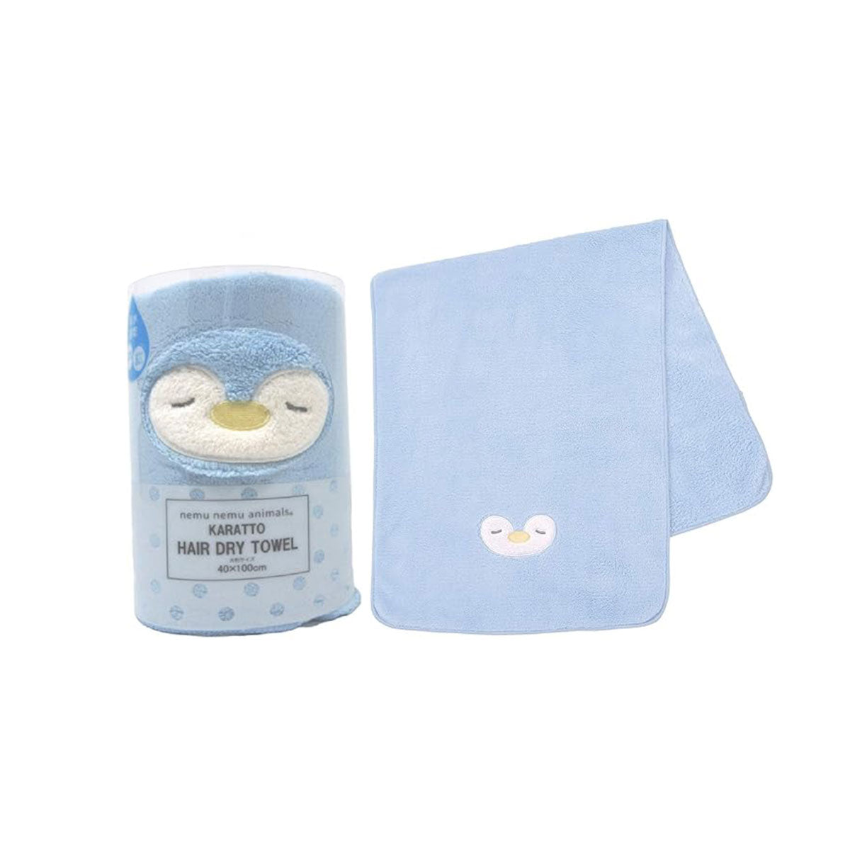 Nemu Nemu Animals Hair Dry Towel #Penguin
