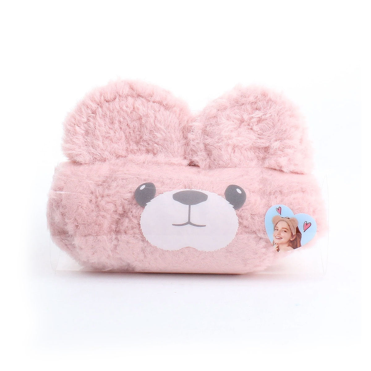 Kumamimi Bear Ear Headband Bear Pink 1pcs