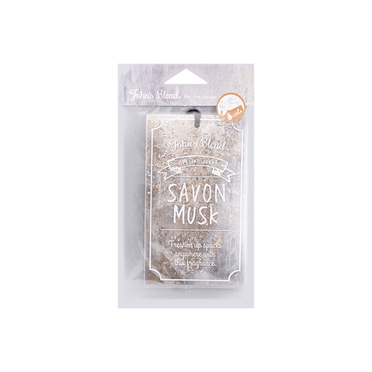 John's Blend Paper Air Freshener #Savon Musk 8g