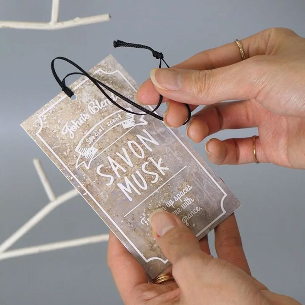 John's Blend Paper Air Freshener #Savon Musk