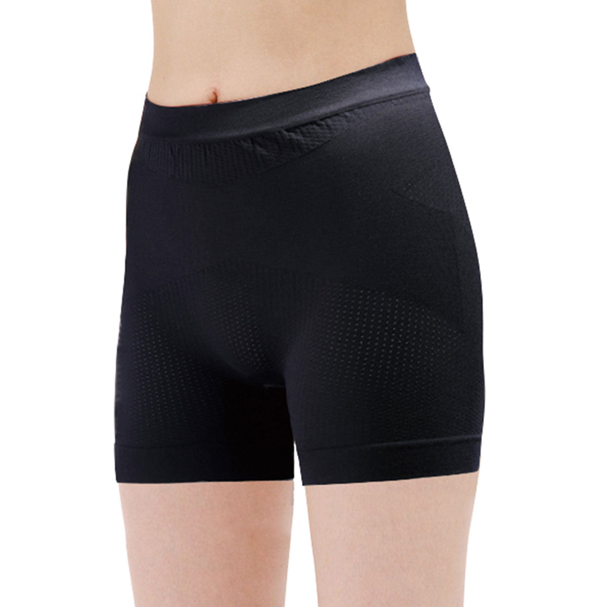 Pelvis Hip Pants Mesh Half Length #Black L~LL