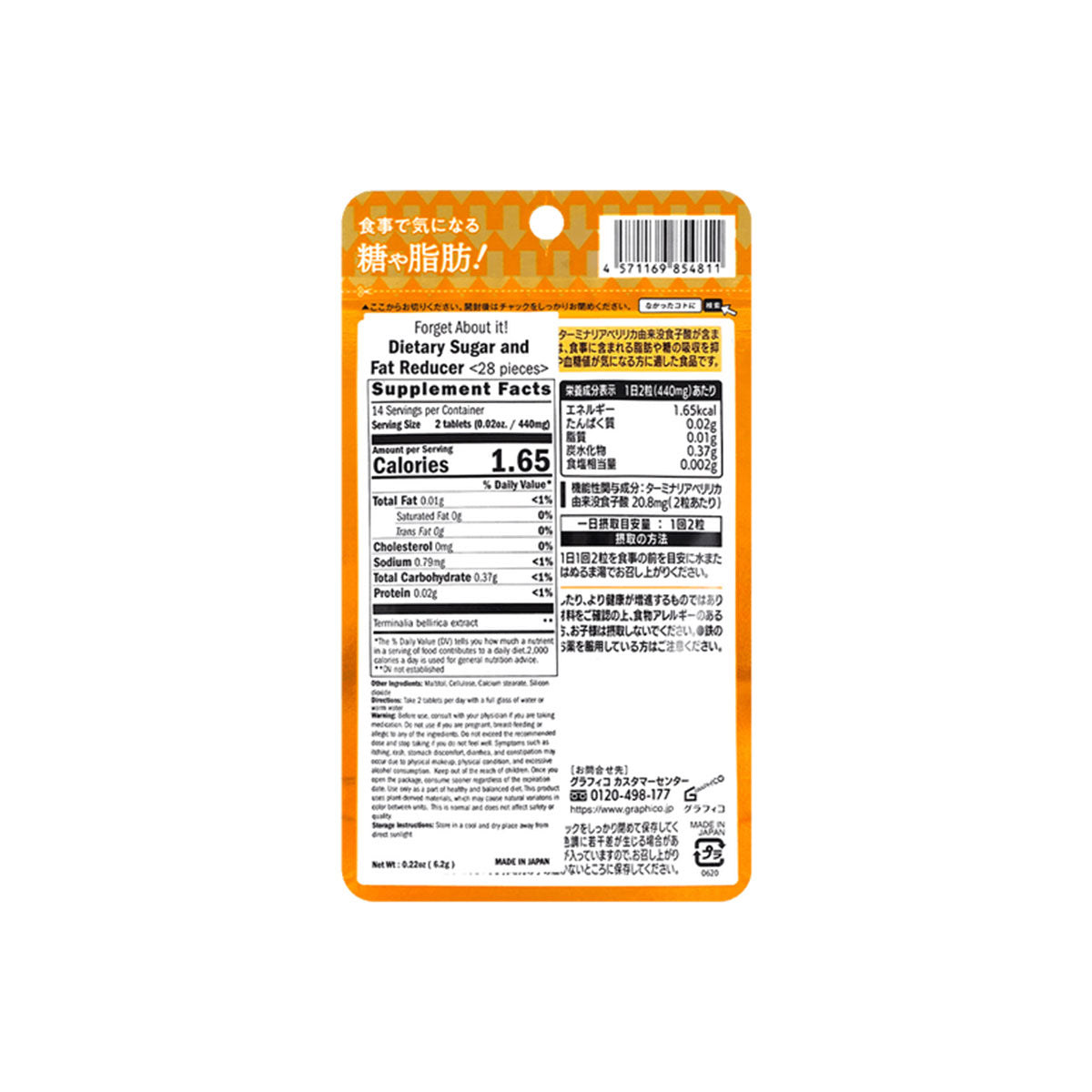 Forget About it! Dietary Sugar and Fat Reducer （2024.03 expires）