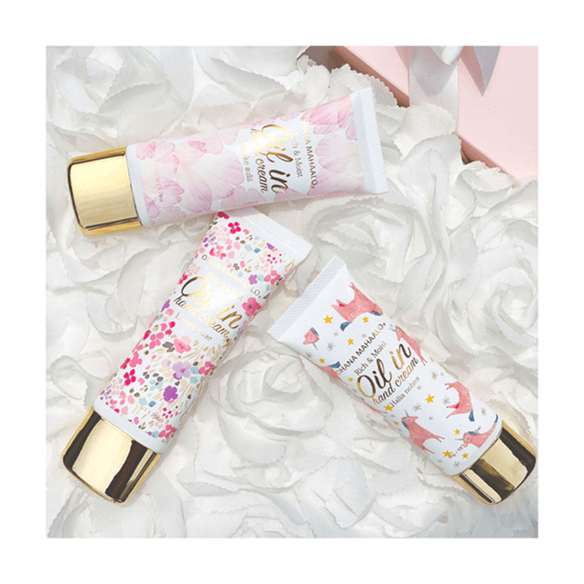 Rich & Moist Oil-in Hand Cream #Laule'a Puae 50g