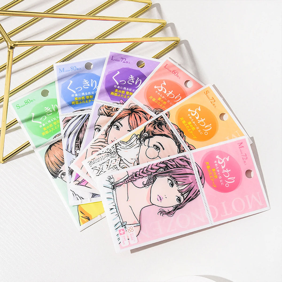 Motonozen Two-sided Eyelid Tape S 80Pcs