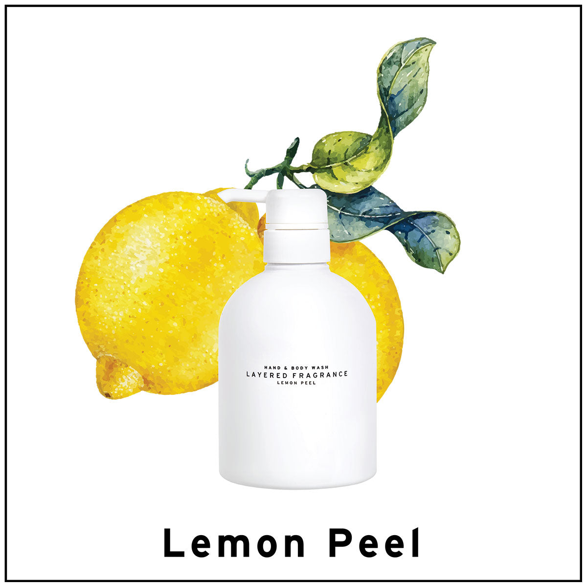 Hand & Body Wash #Lemon Peel