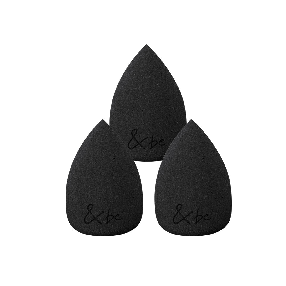 &be Black Makeup Sponge  3pcs