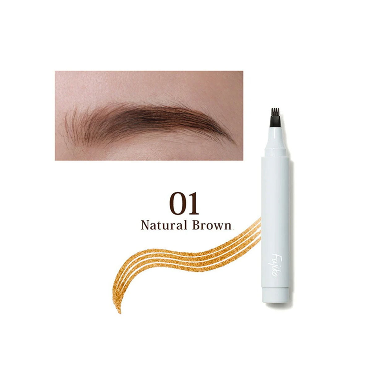 Fujiko Kakitashi Eyebrow Tint #01Natural brown 2g
