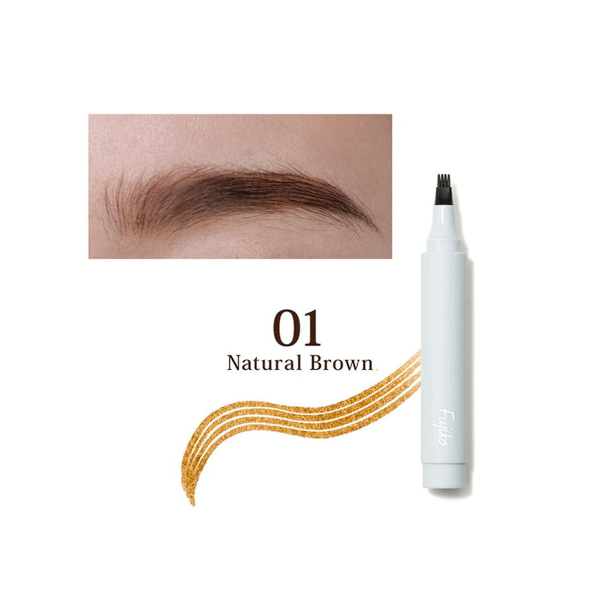 Fujiko Kakitashi Eyebrow Tint #01 Natural Brown 2g