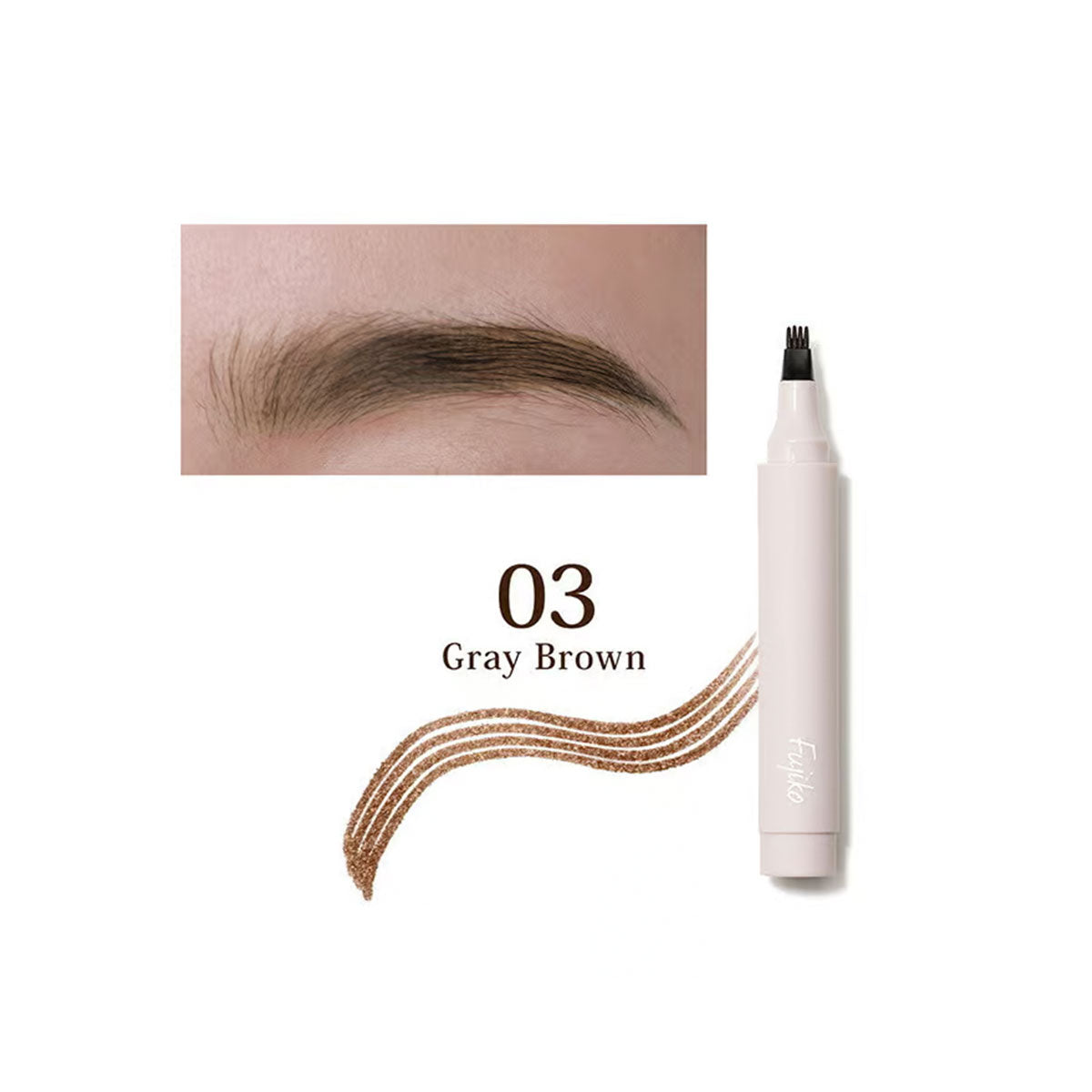 Fujiko Kakitashi Eyebrow Tint #03 Gray brown 2g