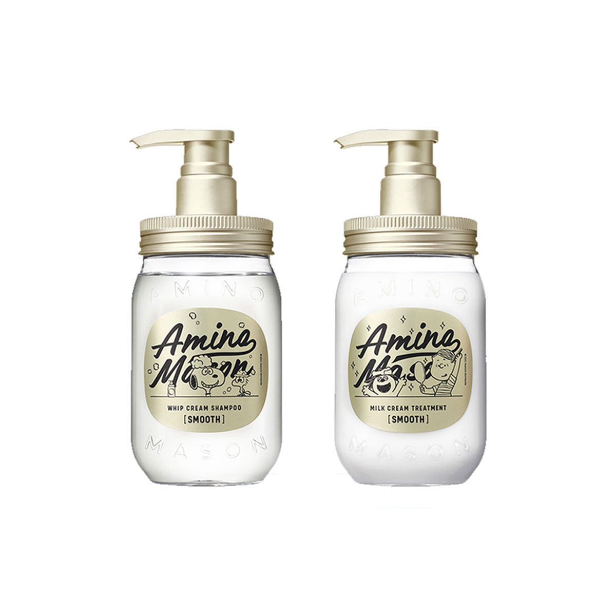 Amino Mason Snoopy Limited Collection Smooth Set  450ML+450ML