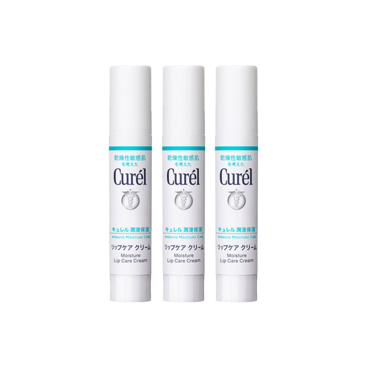 Curel Moisture Lip Care Cream 4.2g Pack of 3
