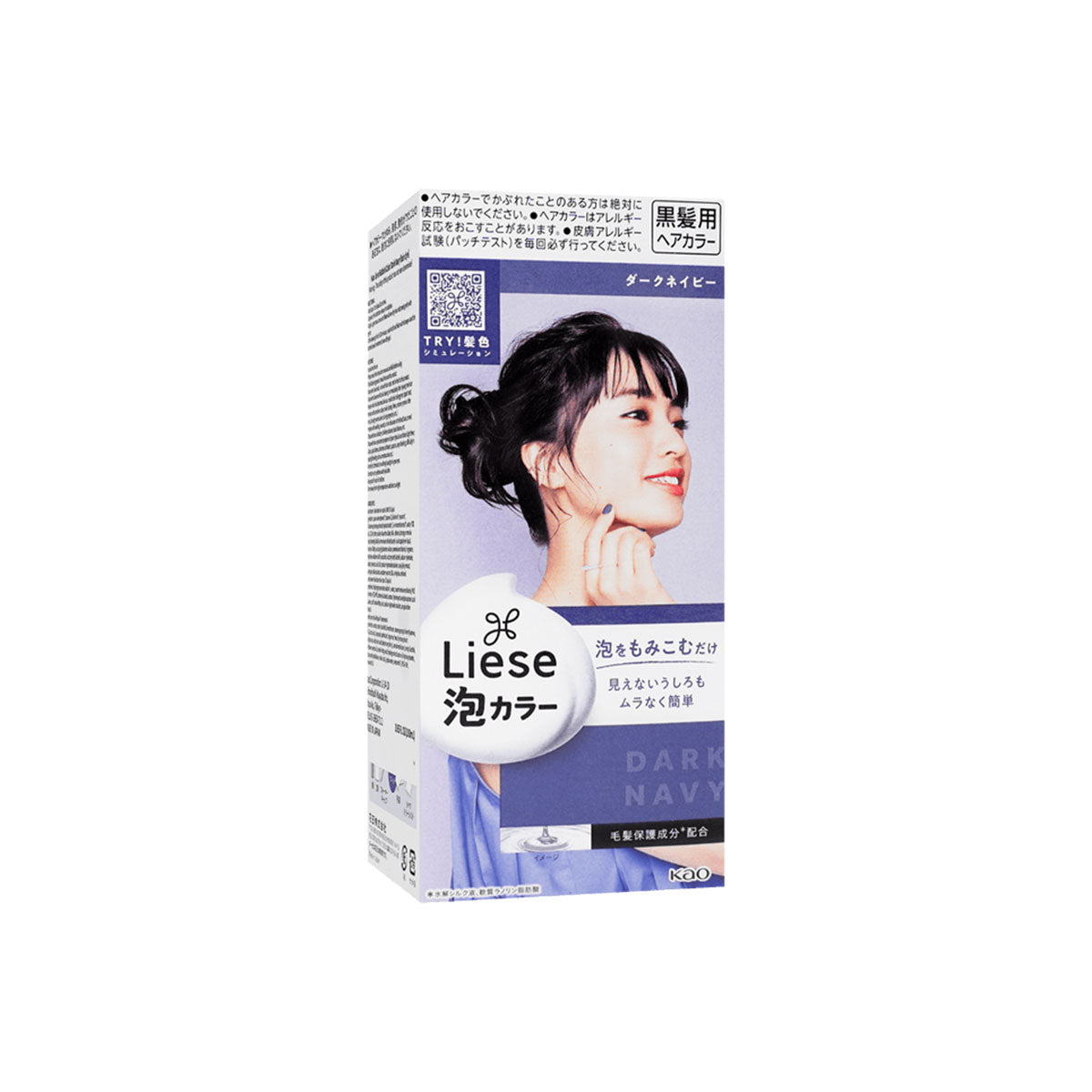 花王Kao Liese泡沫染发剂#海蓝色 108ml 