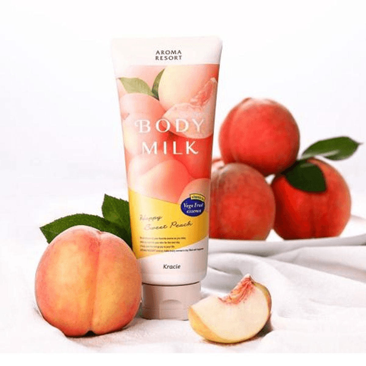 Aroma Resort Body Milk Happy Sweet Peach 200g