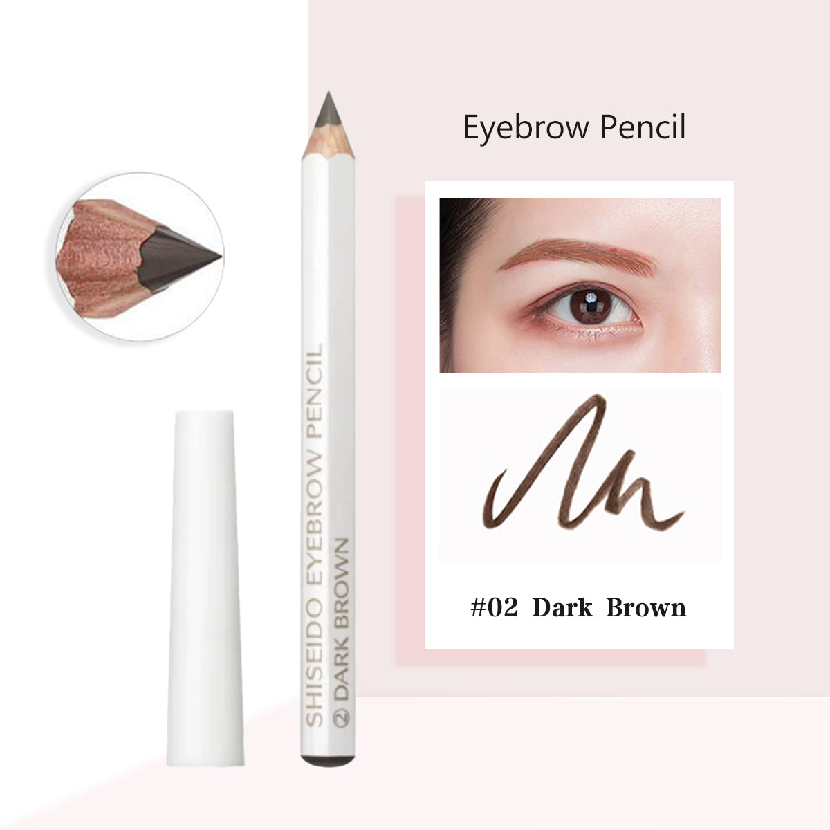 Eyebrow Pencil #02 Dark Brown 1.2g