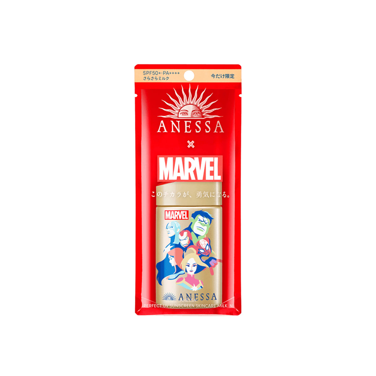 Perfect UV Skin Care Milk N Sunscreen UV Fruity Floral Body Reduce Dryness Marvel #Hero Collection 60ml