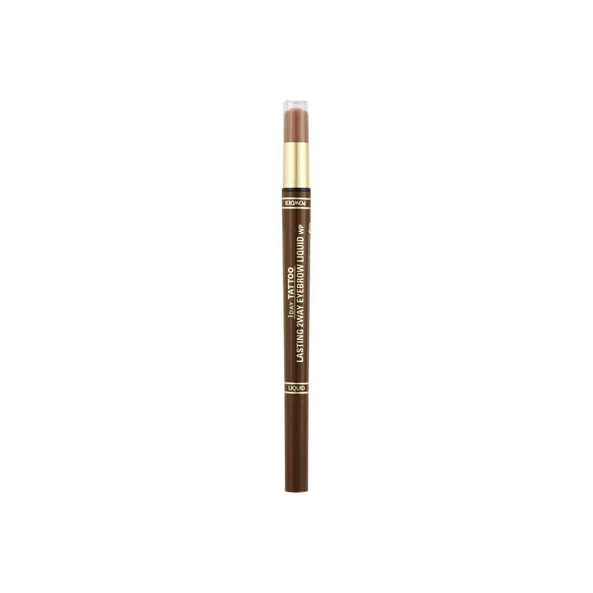 One Day Tattoo Lasting 2 Way Eyebrow Liquid Pencil #02 Natural Brown