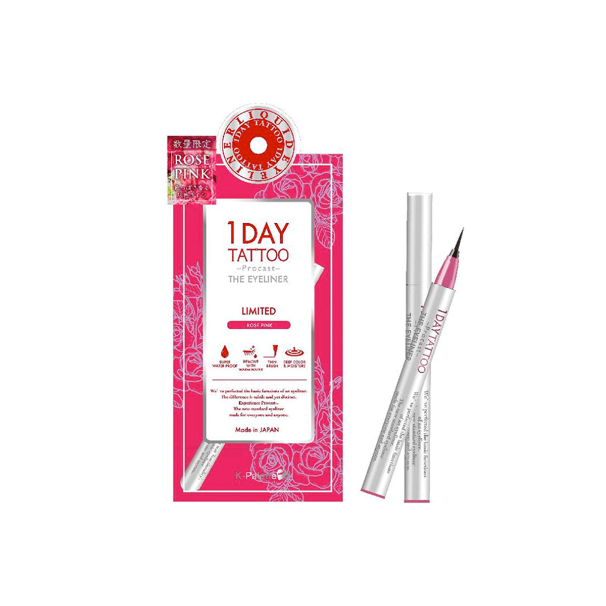 One Day Tattoo Eyeliner Limited #Rose Pink