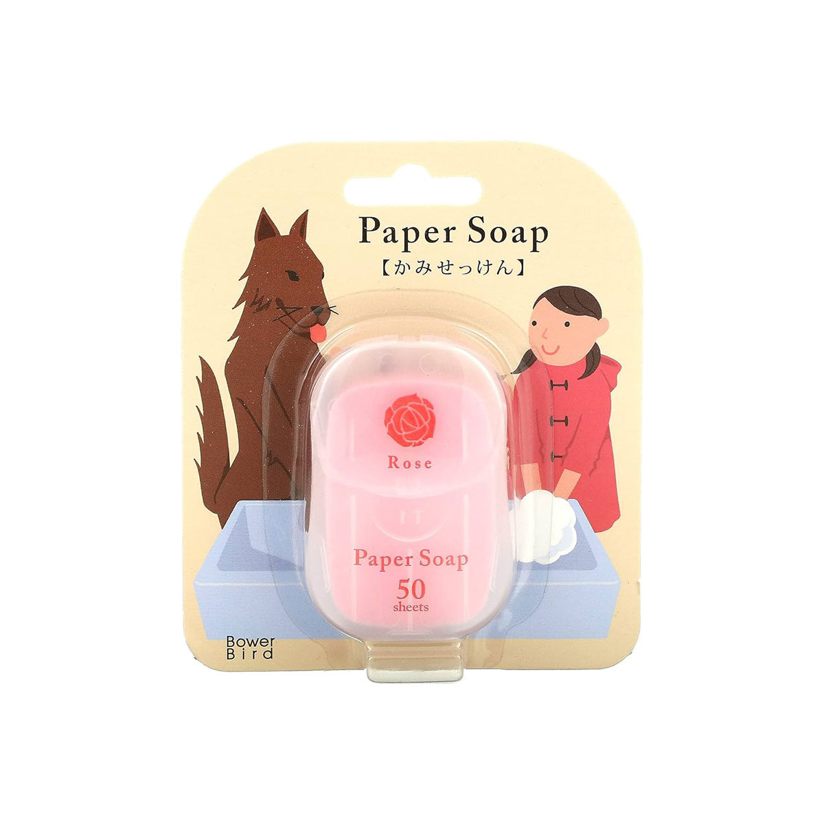 Paper Soap #Rose 50 Sheets
