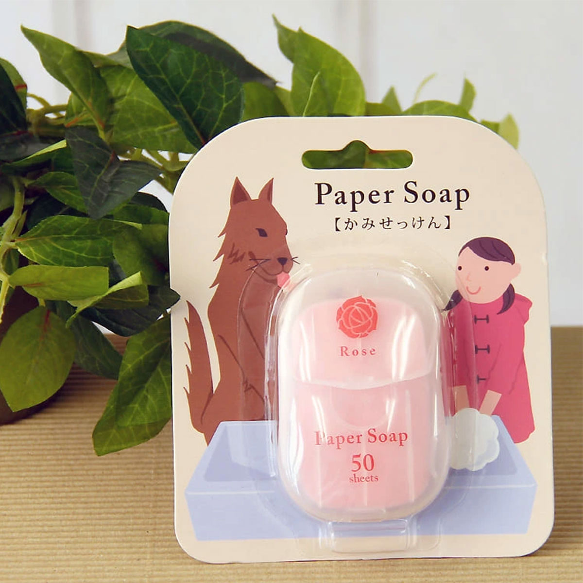 Paper Soap #Rose 50 Sheets
