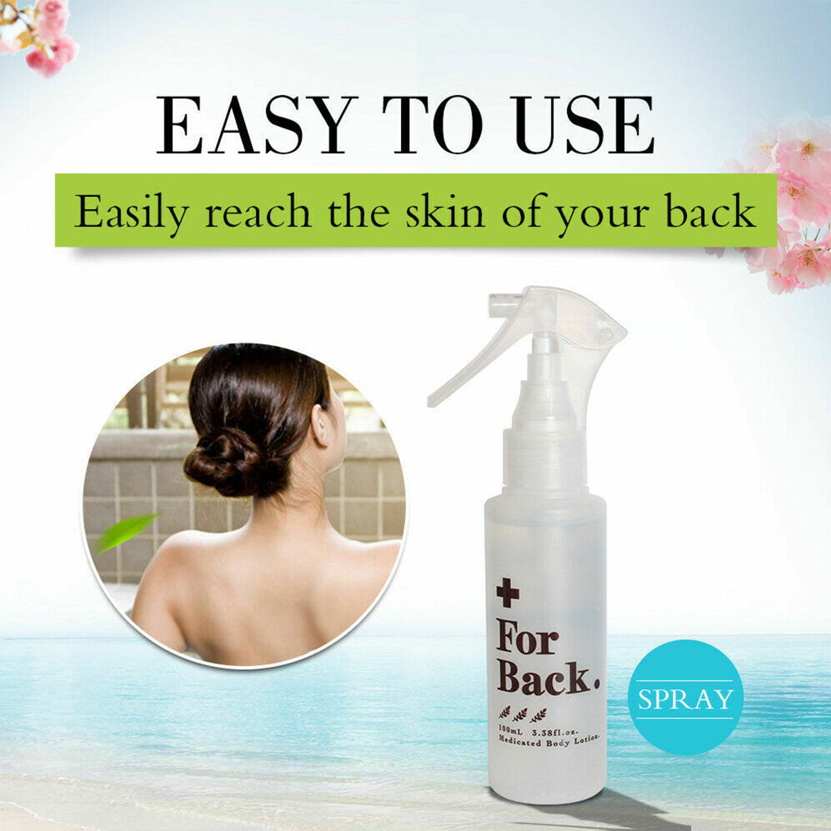 Pelican For Back Gel Lotion Mist  100ml