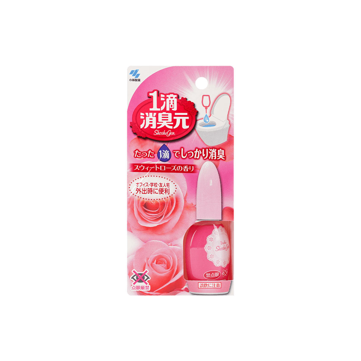 One Drop Toilet Deodorizer Rose Scent 20ml