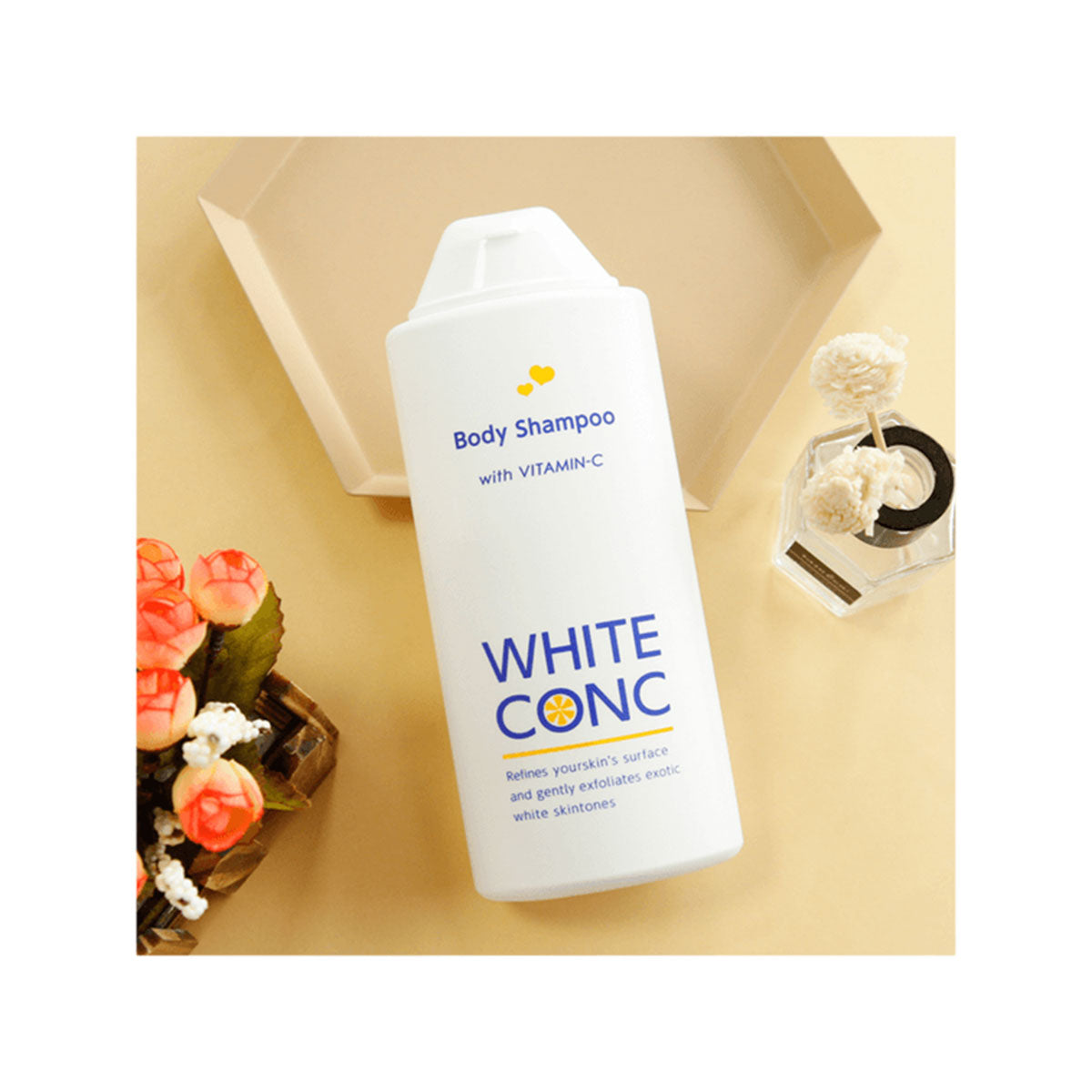 日本WHITE CONC VC药用美白沐浴露 360ML 