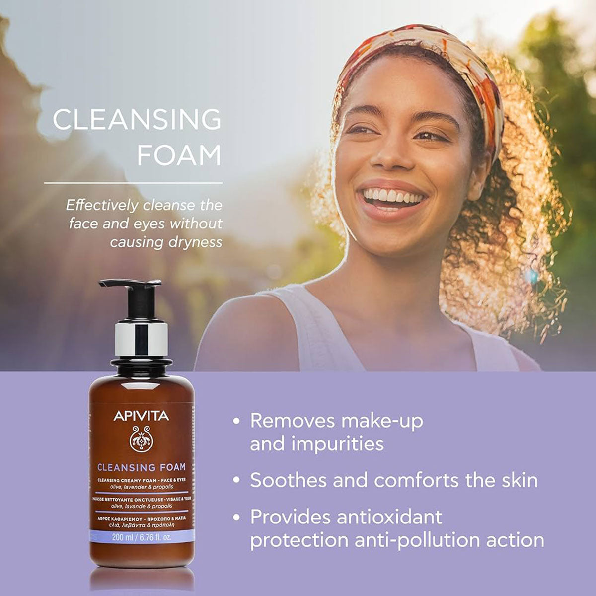 Cleansing Creamy Foam For Face & Eyes 200ml （2024.04.1 expires）