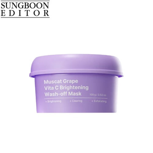 First Edition by Sungboon Editor Muscat Grape Brightening Wash-Off Mask 100g