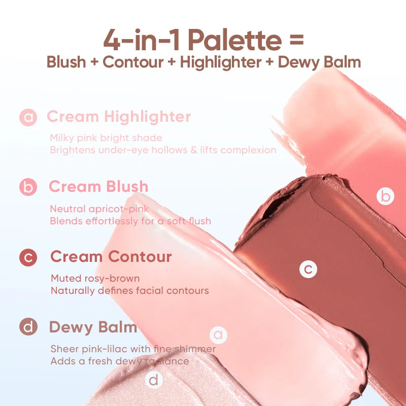 Judydoll Blush & Highlight Palette
