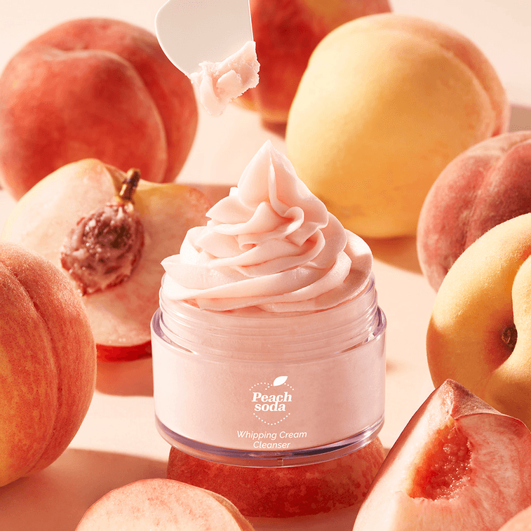 Ariul Peach Soda Whipping Cream Cleanser Makeup Remover - Skin Note