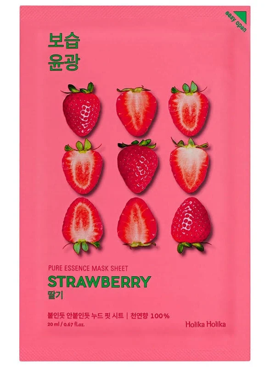Holika Holika Pure Essence Mask Sheet - Strawberry