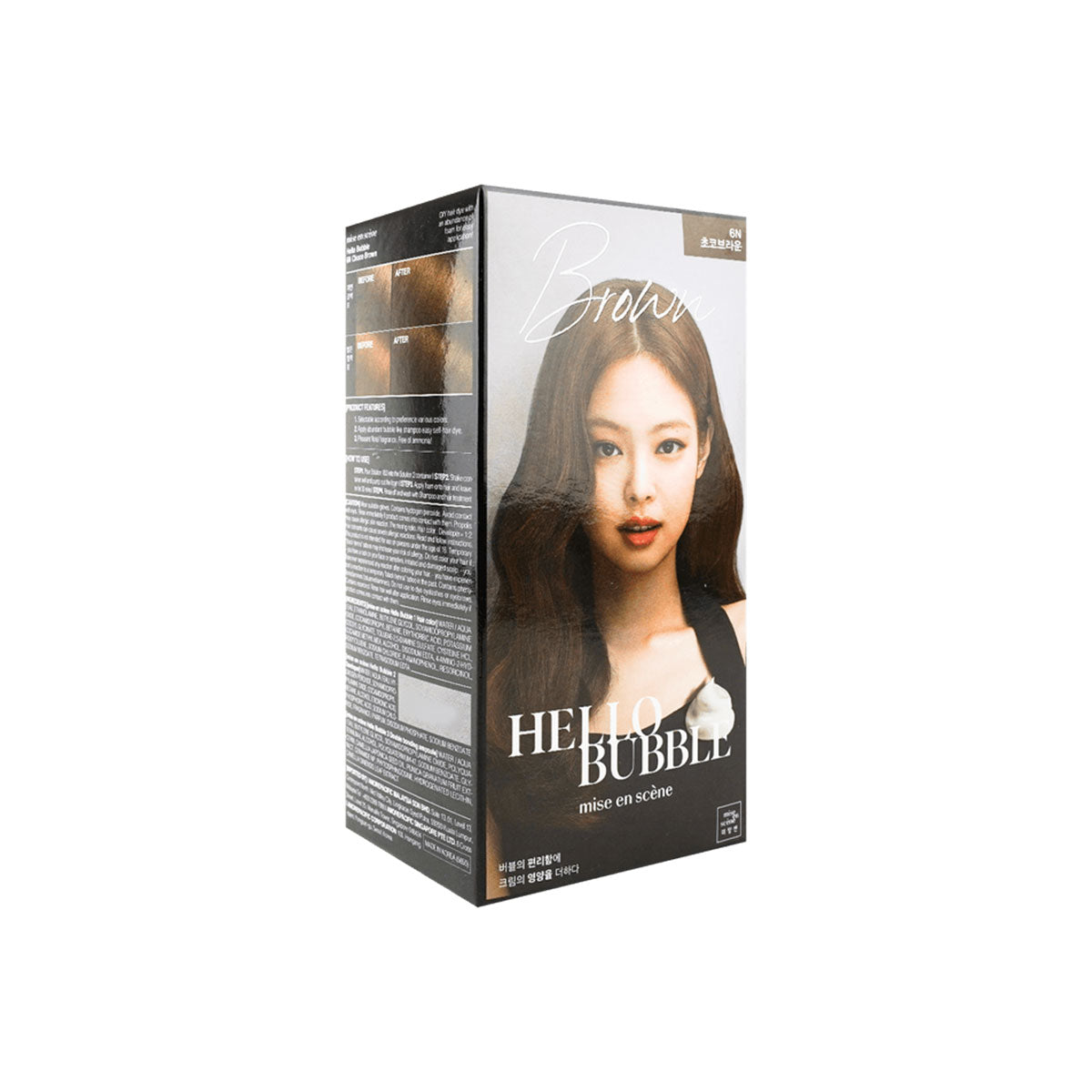 Hello Bubble x BlackPink Hair Dye #6N Brown 95g