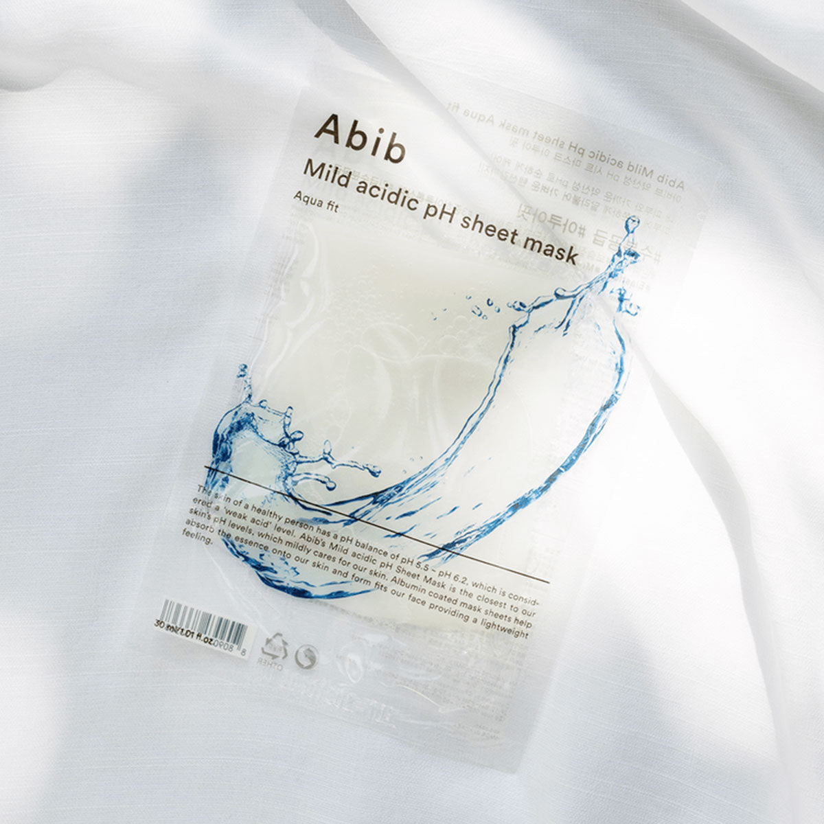 Mild Acidic PH Sheet Mask Moisturizing #Aqua Fit 10 Sheets (2024.07 expires)