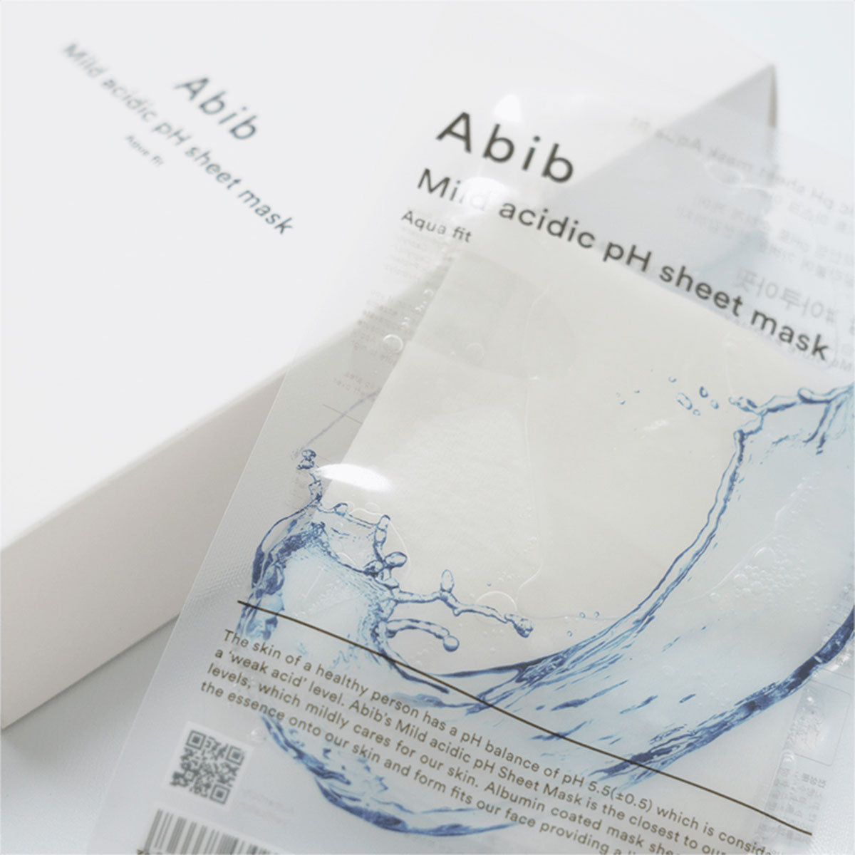 Mild Acidic PH Sheet Mask Moisturizing #Aqua Fit 10 Sheets (2024.07 expires)