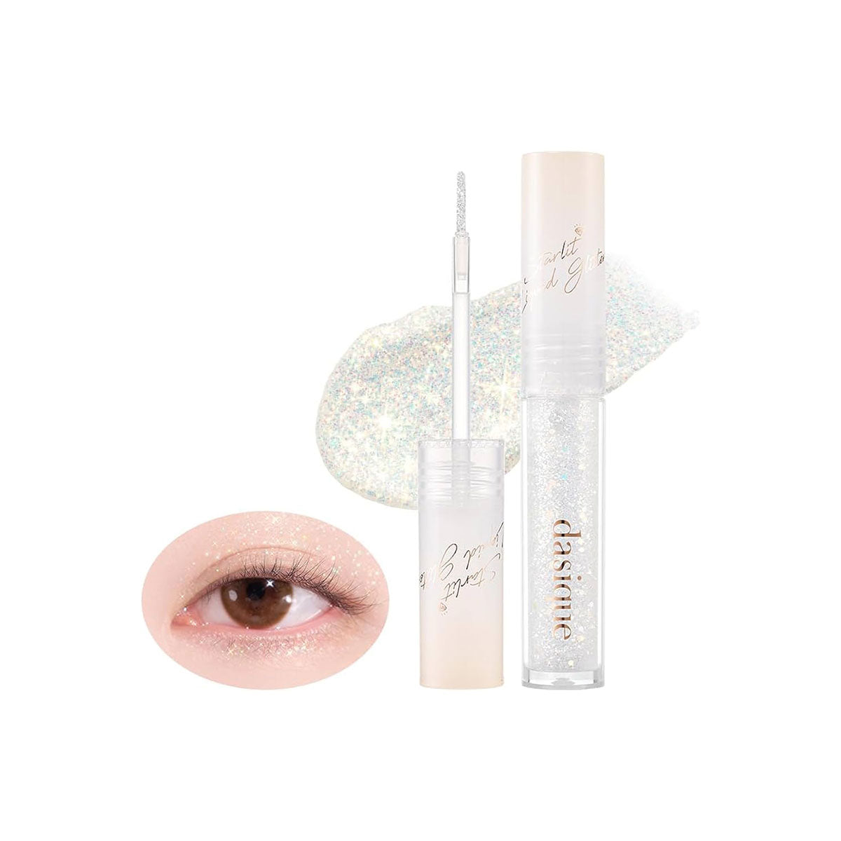 Dasique Starlit Jewel Liquid Glitter #01 Frozen Gold 1.8g