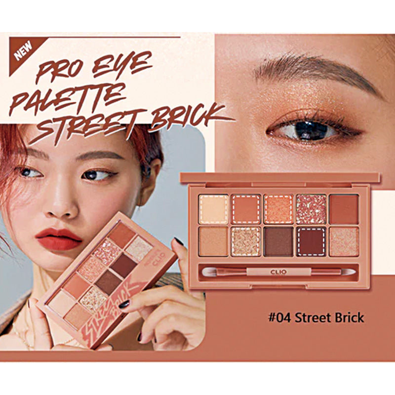 Clio Pro Eye Palette 04 Street Brick
