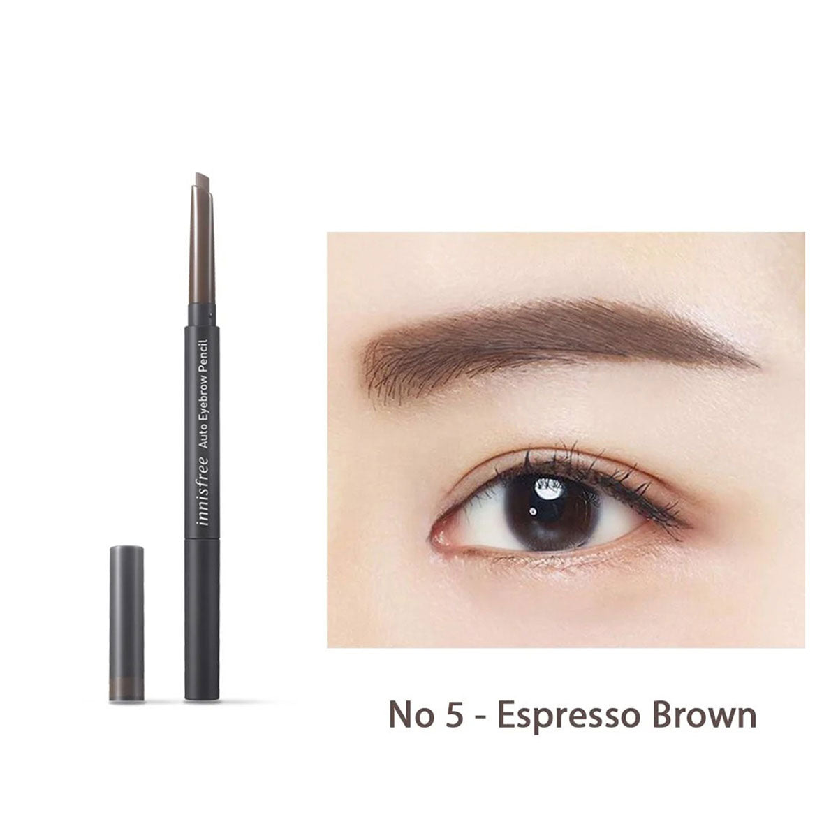 Auto Eyebrow Pencil #5 Espresso Brown 0.3g