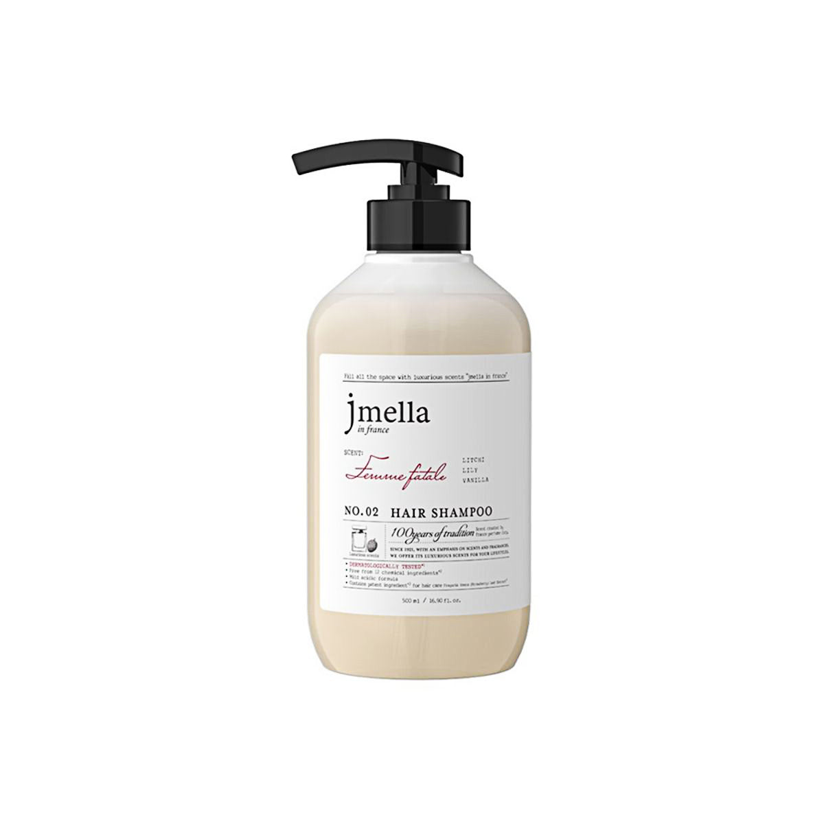 JMELLA IN FRANCE FEMME FATALE HAIR SHAMPOO 500ML