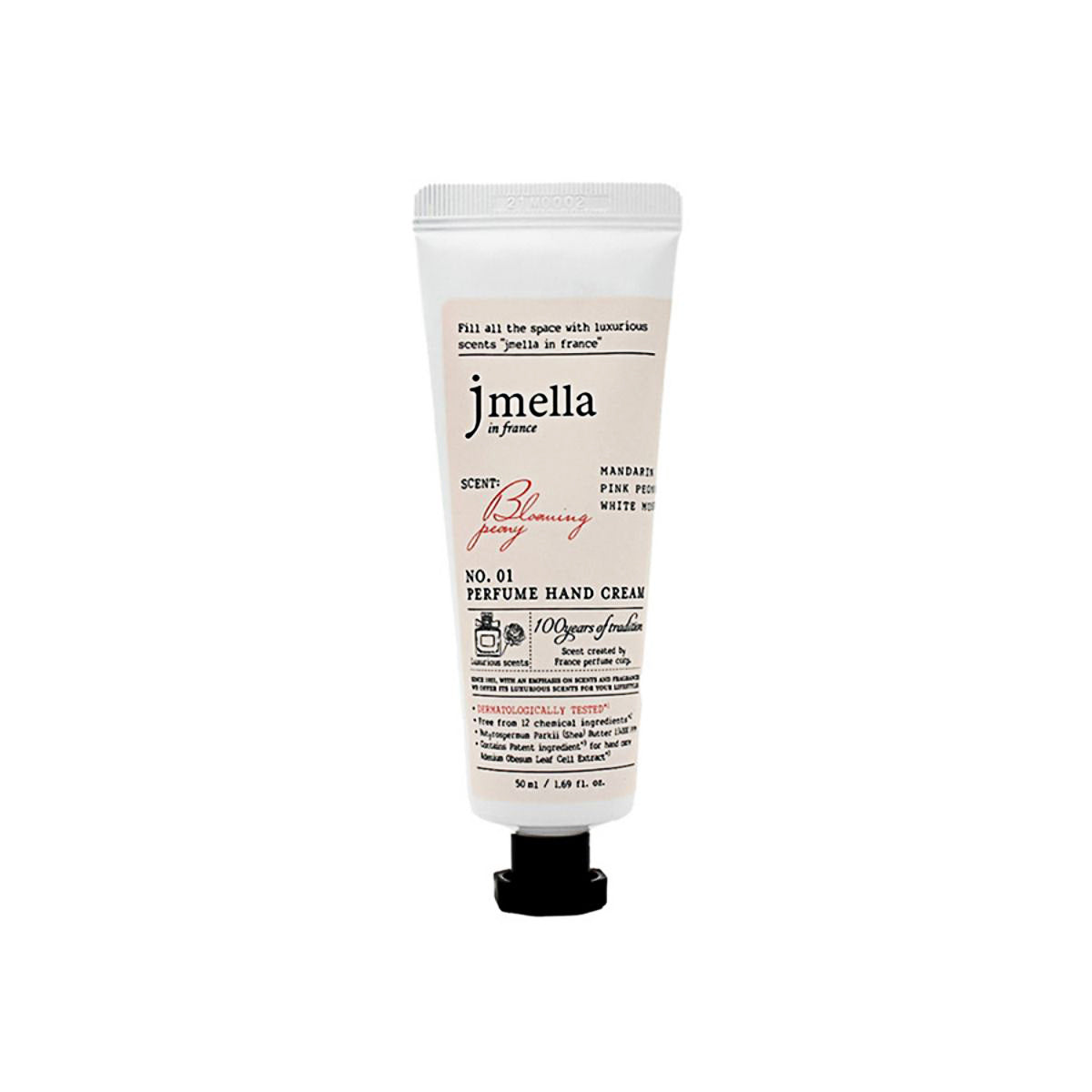 Perfume Hand Cream Moisturizing #01 Blooming Peony 50ml
